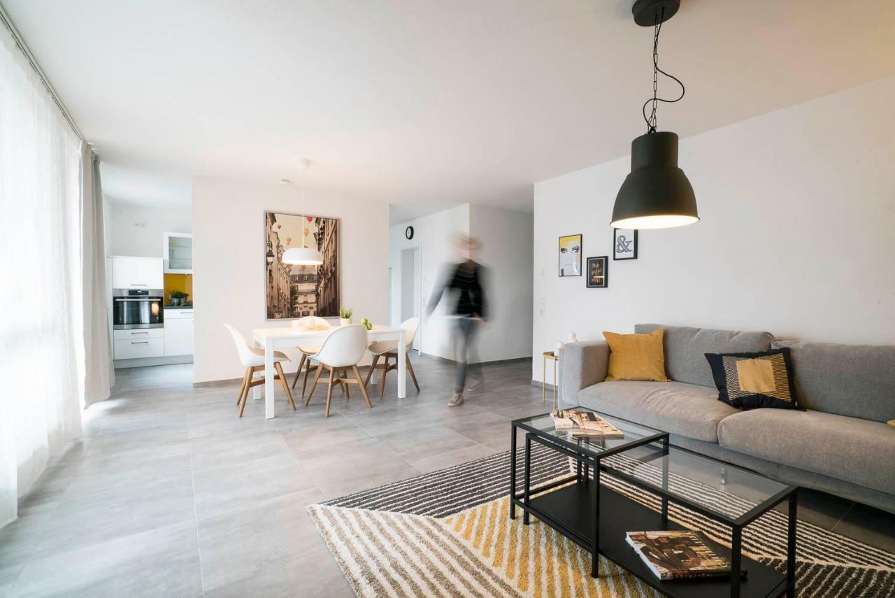 Apartwehr Business&Ferien Apartment Gelb Eksteriør billede